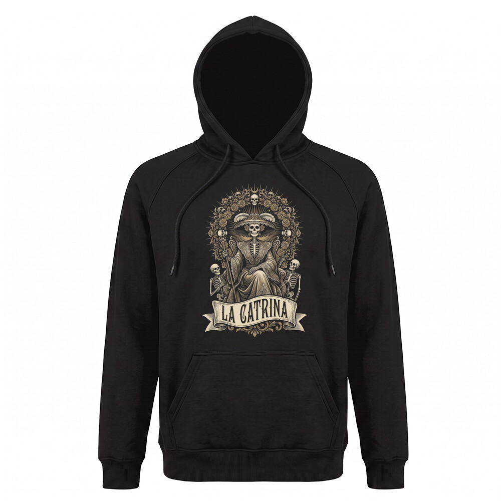 Sudadera con capucha Catrina Gothic Engraving Throne