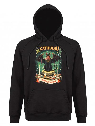Sudadera con capucha Cats Cathulhu Worship Meow