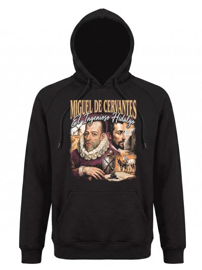 Sudadera con capucha Cervantes 90s Bootleg Ingenioso Hidalgo