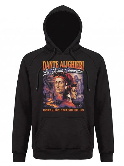 Sudadera con capucha Dante Aliguieri 90s Bootleg Divina Commedia
