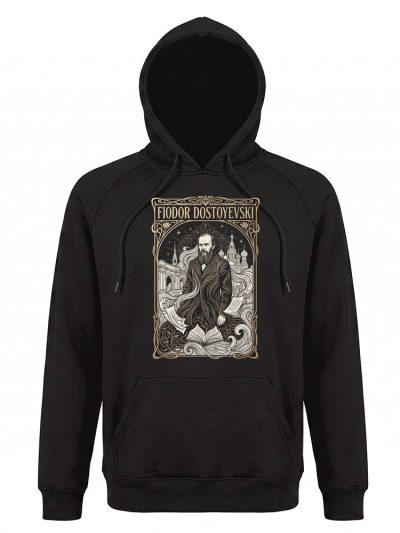 Sudadera con capucha Dostoyevski Gothic Engraving Art