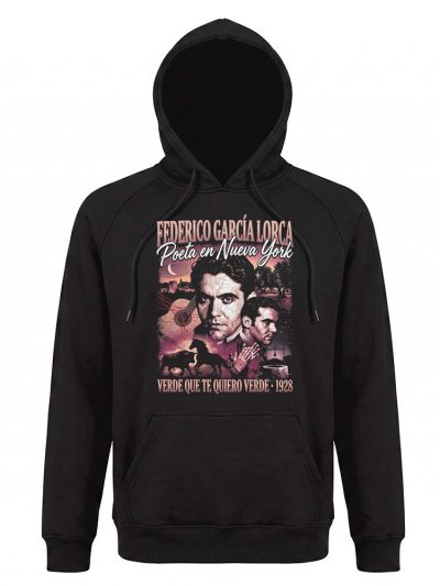 Sudadera con capucha Lorca 90s Bootleg Poeta Nueva York